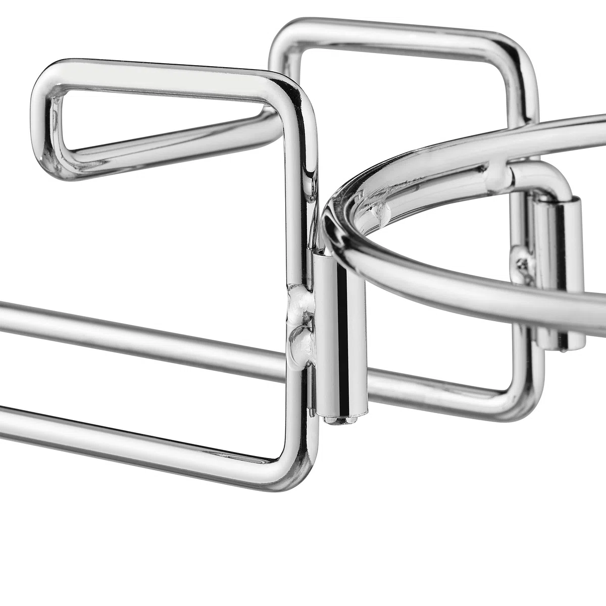 Lot de 4 supports pour refroidisseur à champagne, support de table pour refroidisseur à vin de 18 cm de diamètre, support pour seau à champagne en fer, peu encombrant, argenté