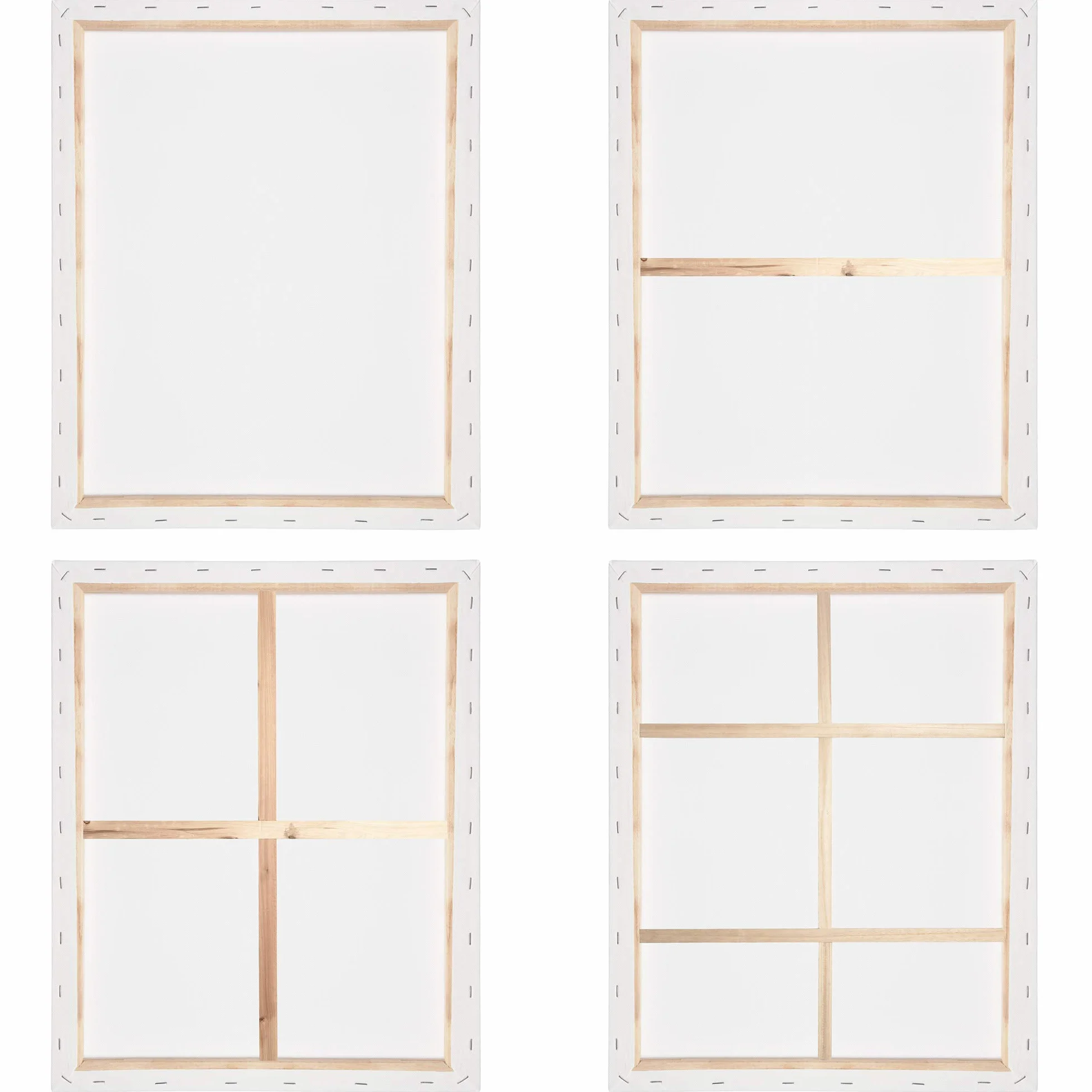 Artina Lot de 5 Premium Toile Peinture 40x60 cm – Canvas Châssis Bois Stable 380 g/m² 100% Coton – Toile Blanche Vierge Peinte au préalable – Tableau a Peindre