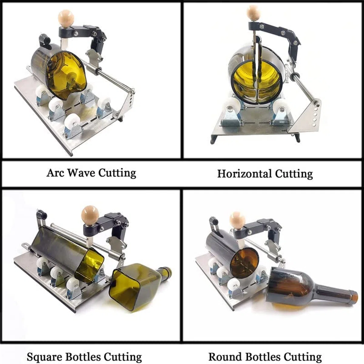 Machine à Couper Bouteille Verre pour Fabriquer Verres à Vin DIY Outil pour Bouteilles Soda Bière