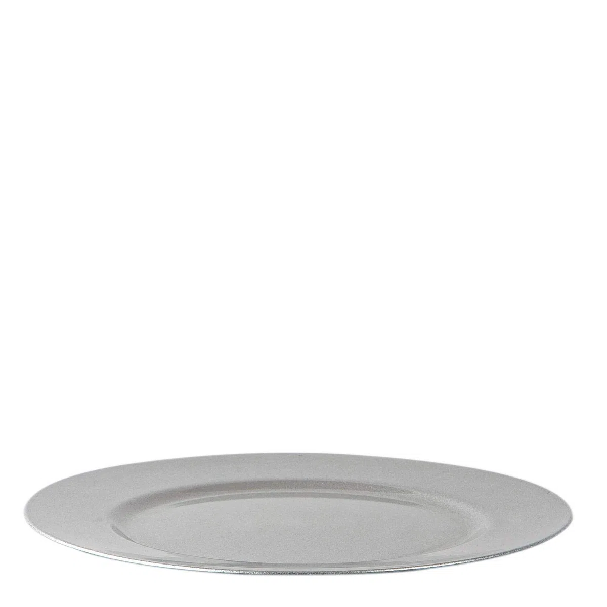 Argon Tableware 6 pièce métallique Chargeur microplaques - Fini métallique - 33cm - Argent