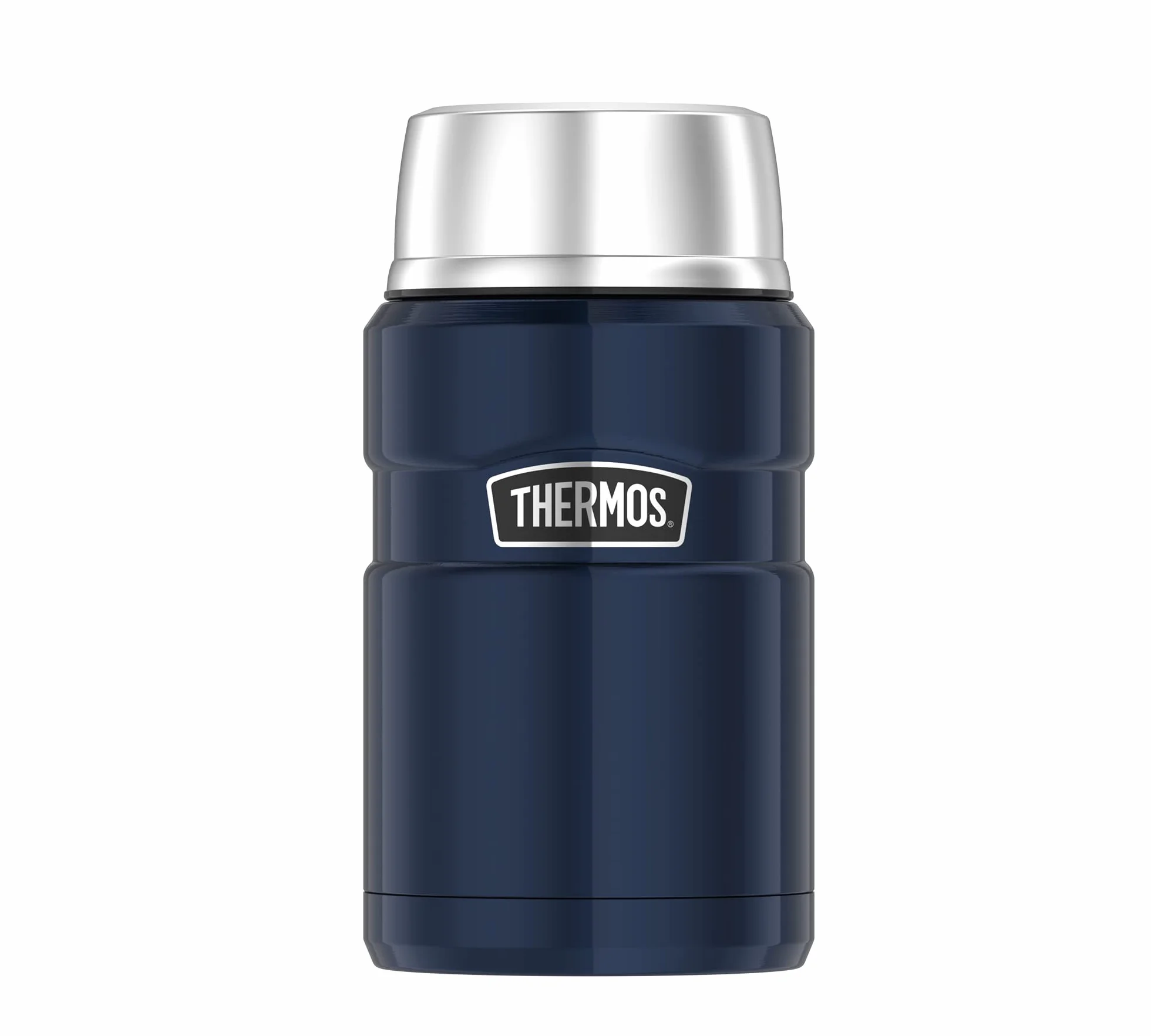 Thermos Stainless King Récipient alimentaire isotherme en acier inoxydable, bleu nuit, 0,71 Liter