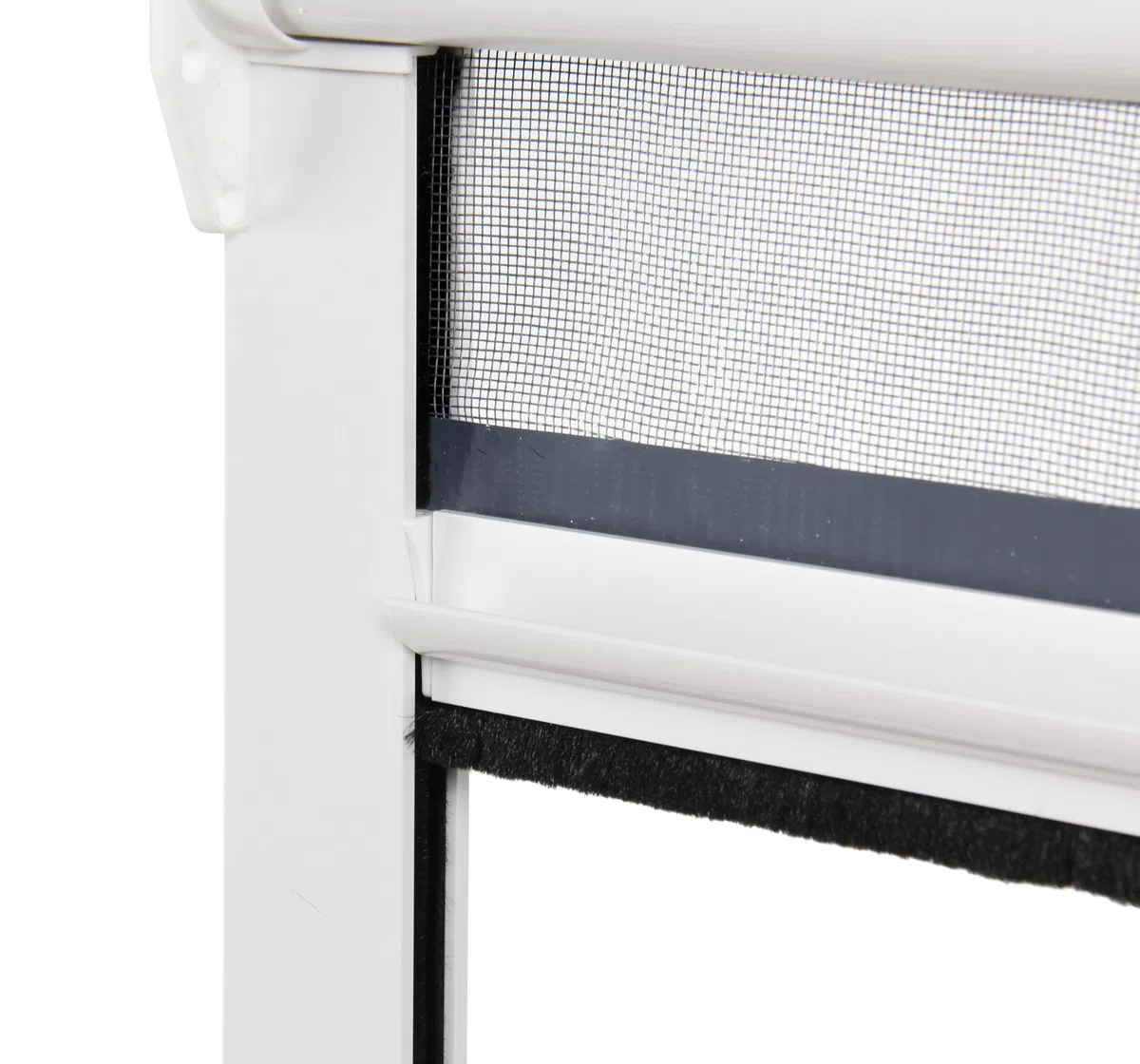 Moustiquaire Enroulable fenêtre PVC (L130cm x H160cm (Lot de 2 Articles))
