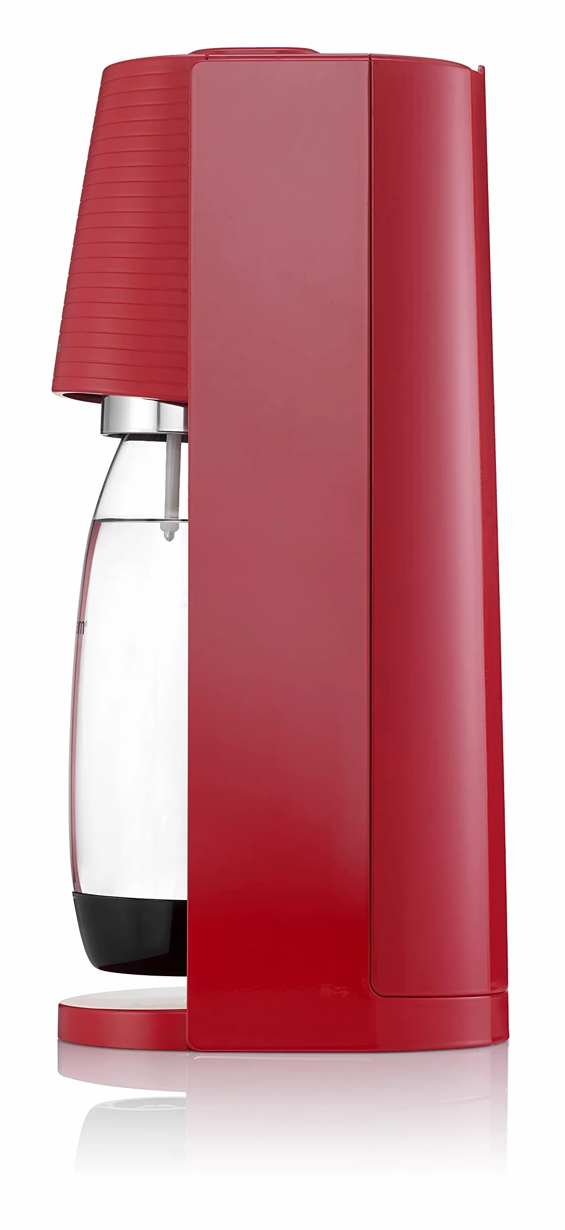 SodaStream TERRA Machine à Eau Pétillante Best-Seller | Pack 1 Bouteille 1L + 1 Recharge de Gaz 60L à Clipser | Rouge