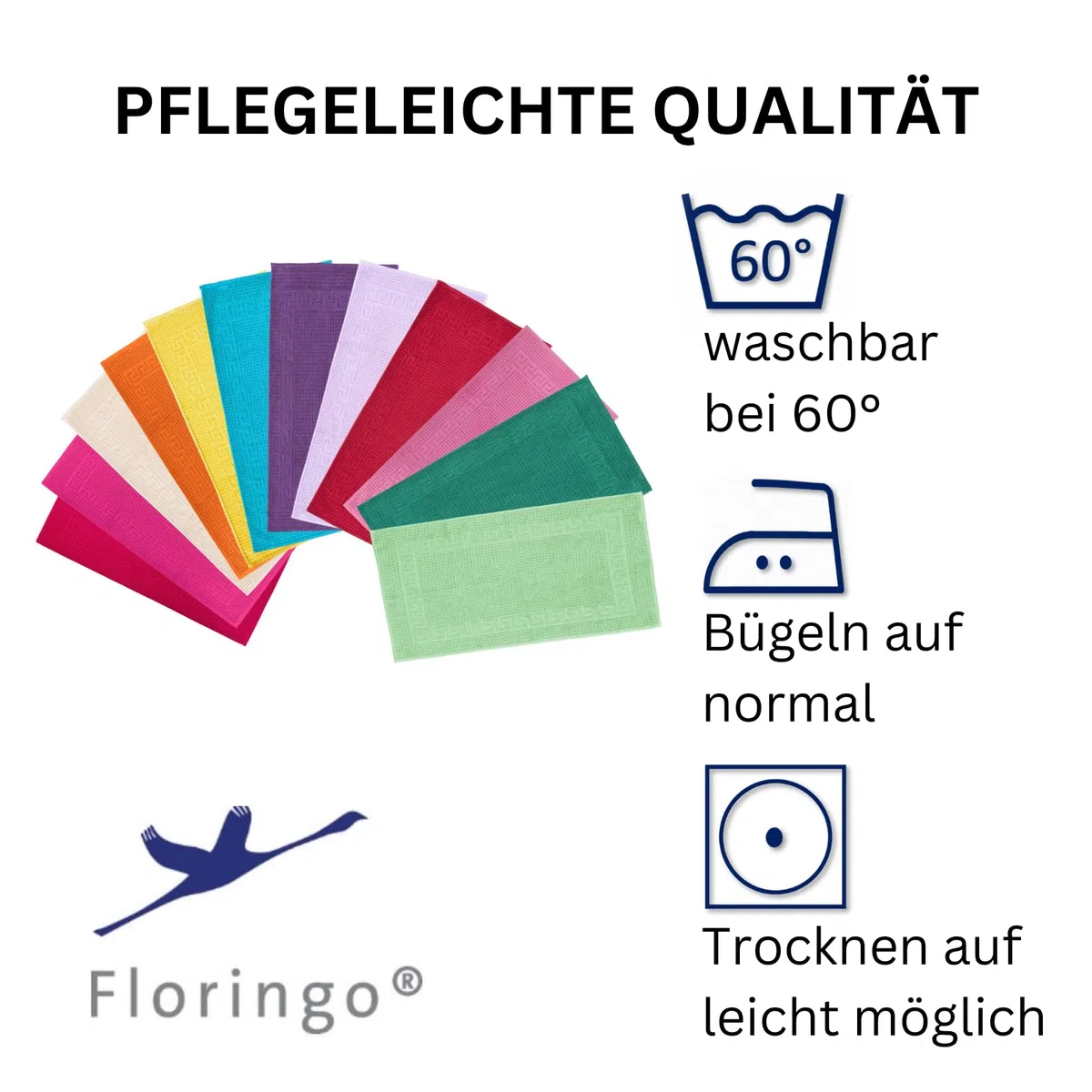 Tapis de bain 70 x 140 cm Exclusiv 1100 g/m² Floringo bordeaux