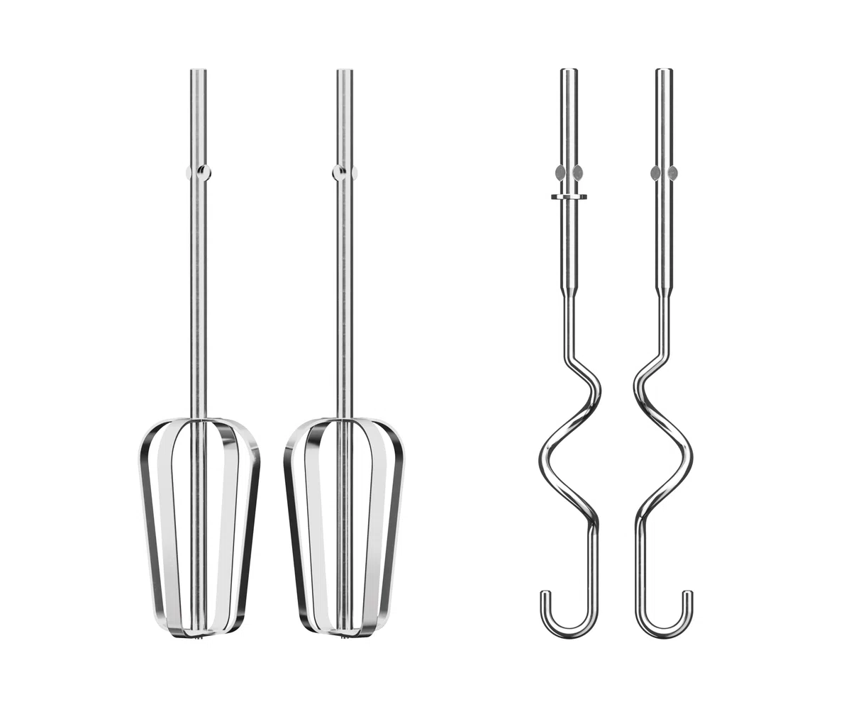 Kenwood QuickMix Go HMP40.000GR) Batteur à main avec moteur 350 W, 5 vitesses, fouet en acier inoxydable et crochet pétrisseur, éjection SureEject, boîte de rangement tout-en-un, mélangeur compact