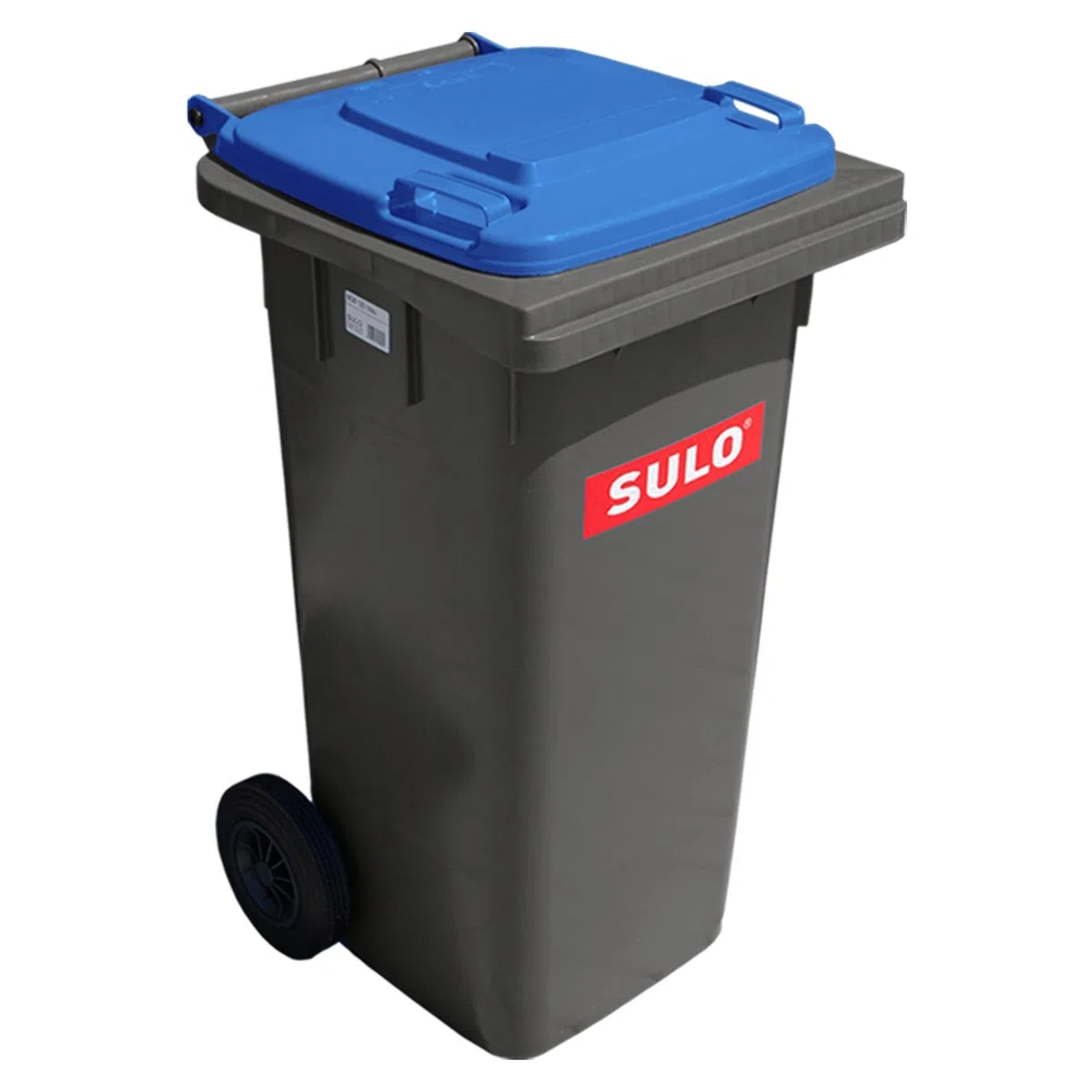 SULO Conteneur à ordures MGB 120 L, Gris/couvercle Bleu (22146)