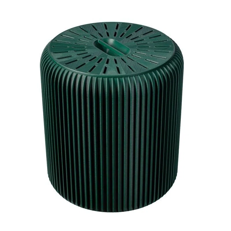 Iriso - Composteur de Jardin Design Alinéa 50L - Couleurs Vert Foncé