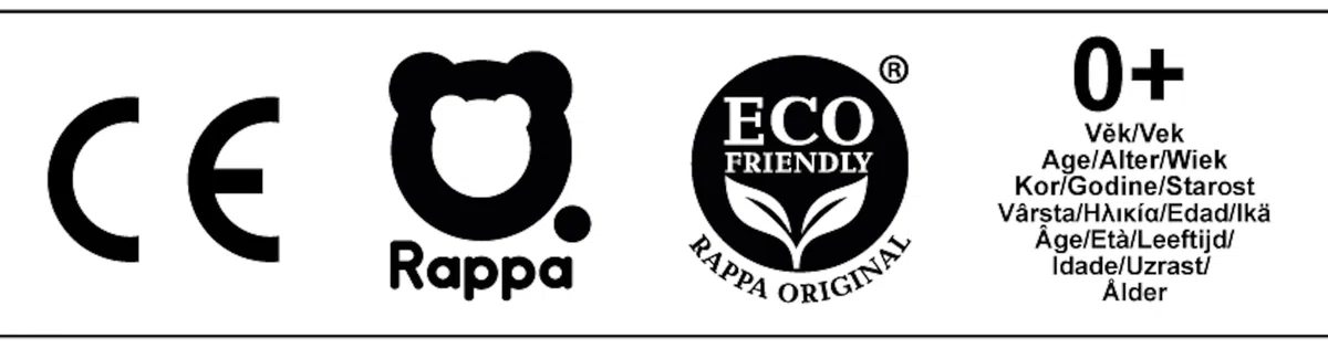 Rappa Bull Terrier Anglais 30 cm Eco-Friendly