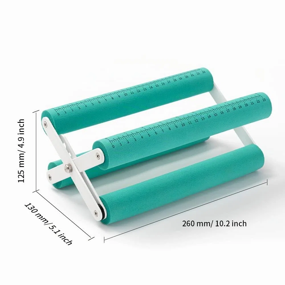 PYD Life Support de gobelet pour travaux manuels, application de vinyle, vert menthe avec mousse, dimensions 3 largeurs réglables pour gobelets, tasses, bouteilles, artisanat époxy