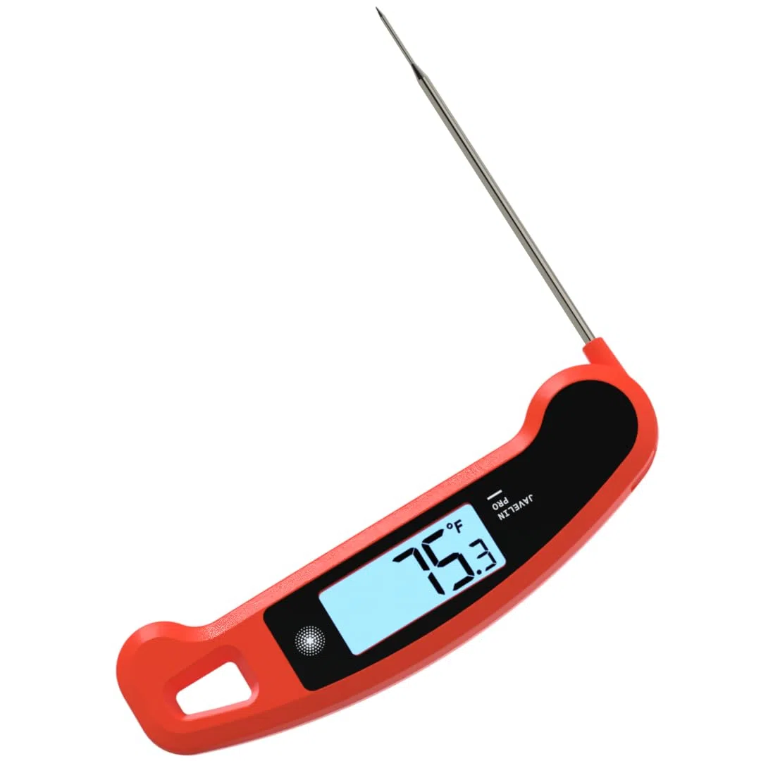 Lavatools Javelin Pro Duo Thermomètre à viande professionnel rétroéclairé ambidextre à lecture instantanée pour cuisine, barbecue, fumoir, bonbons, brassage maison, café et friture