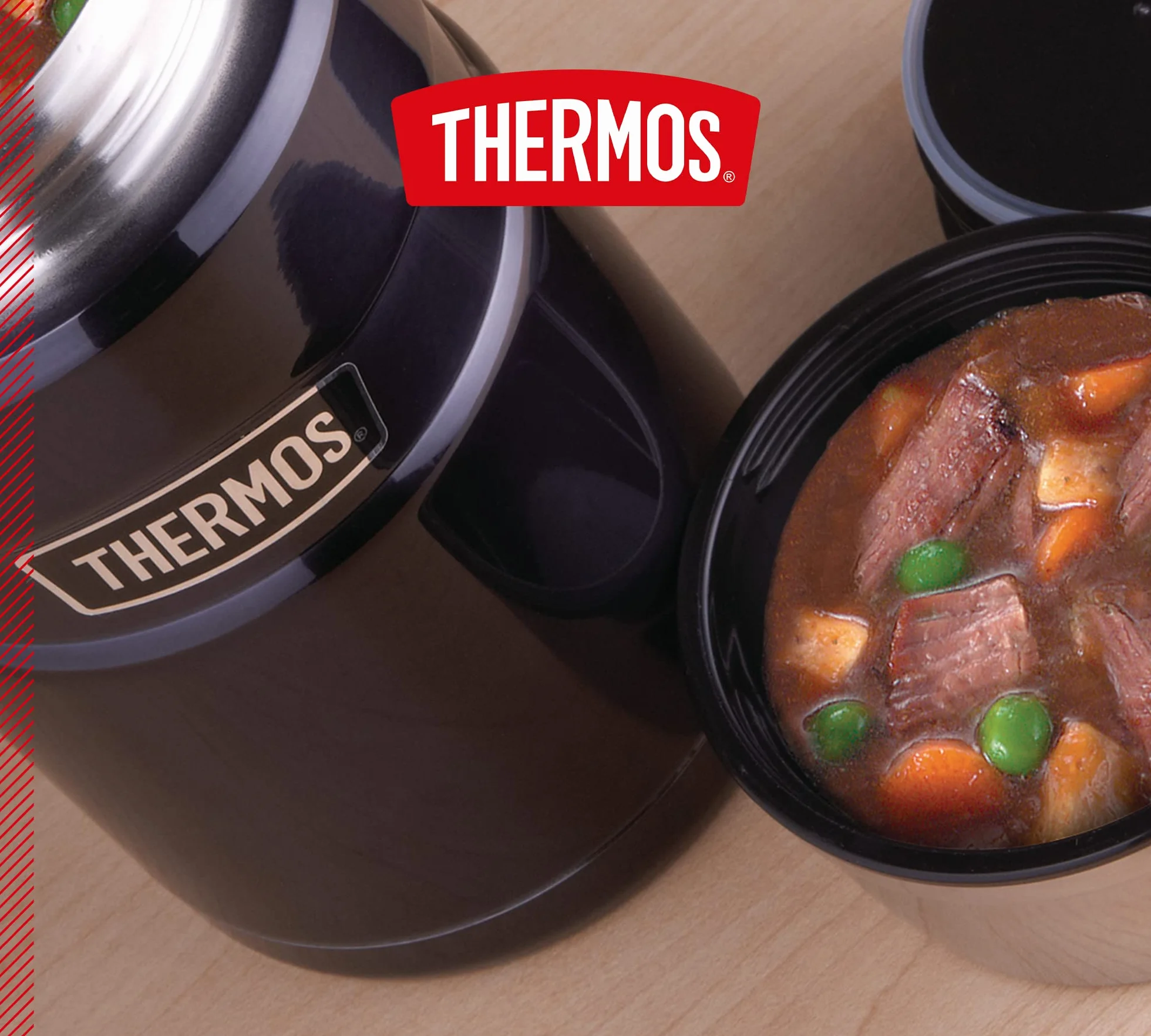 Thermos Stainless King Récipient alimentaire isotherme en acier inoxydable, bleu nuit, 0,71 Liter