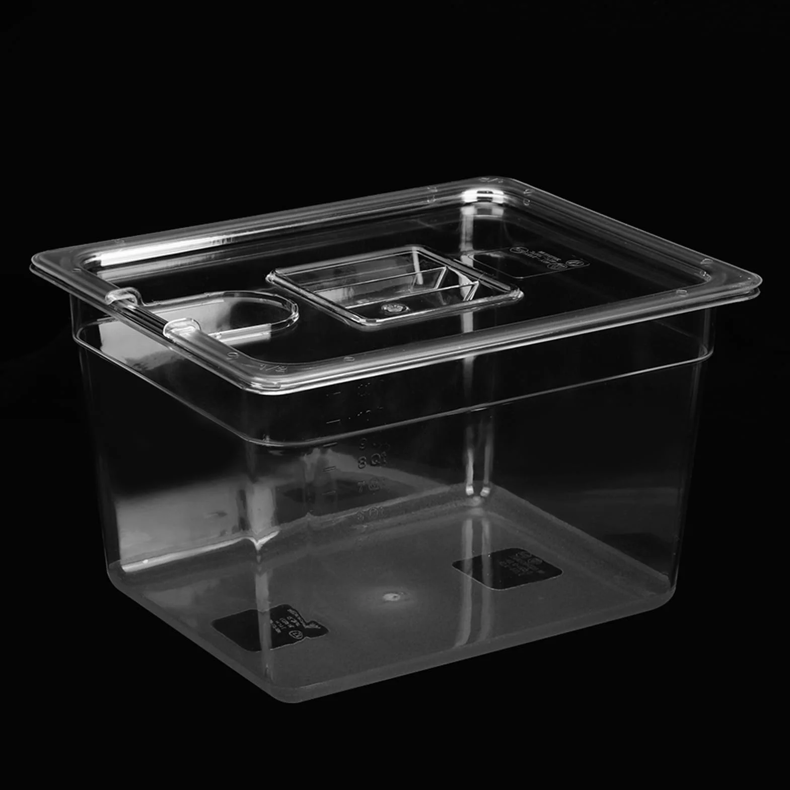 Récipient Sous Vide de 11 L avec Couvercle pour Thermoplongeur – Accessoire de Bain-marie pour la Cuisson à Basse Température
