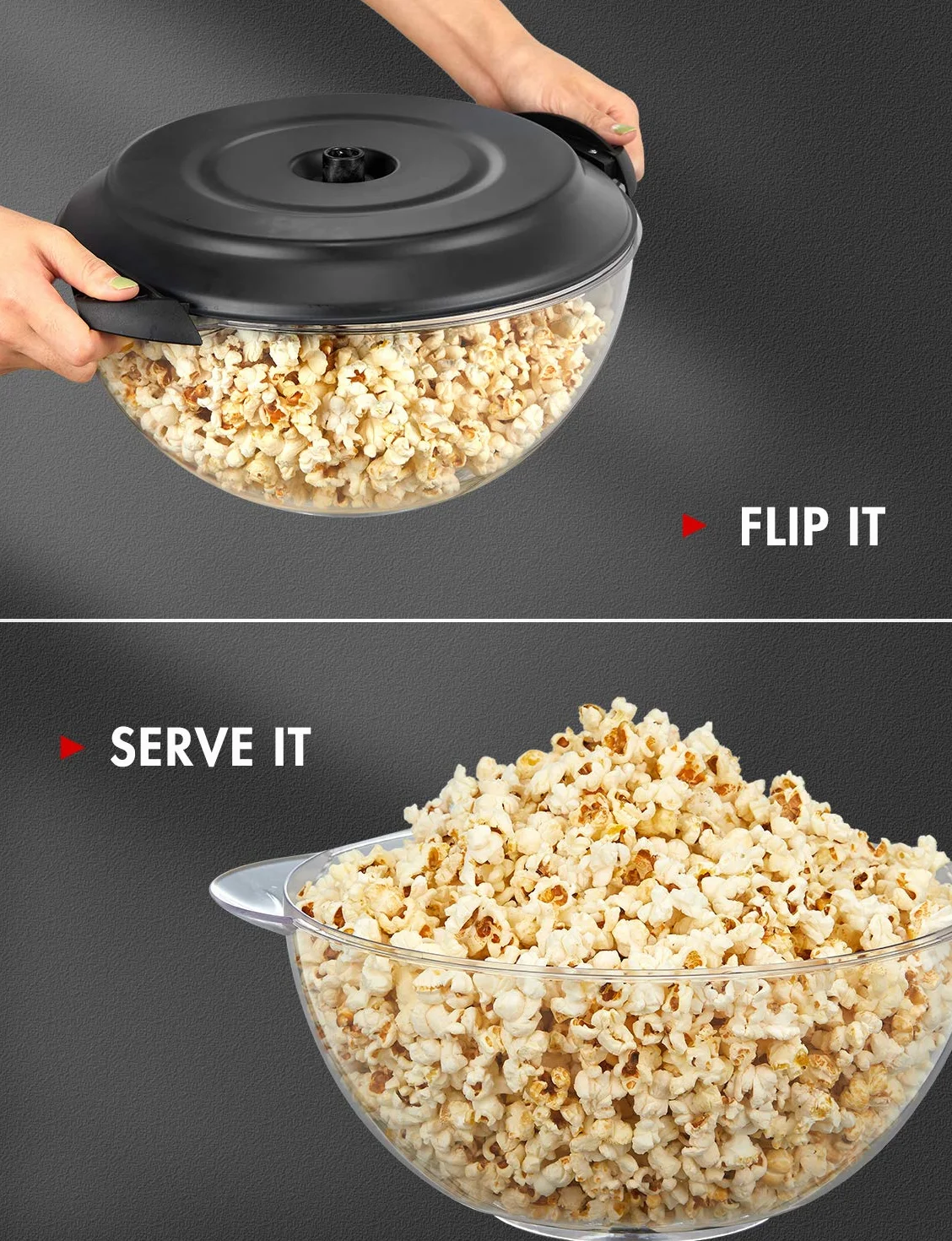 VINATO Machine a Pop Corn, Machine à Pop Corn 5L Grande pour la Maison, avec Revêtement Antiadhésif et Surface de Chauffe Amovible, Machine Pop Corn Silencieuse et Rapide