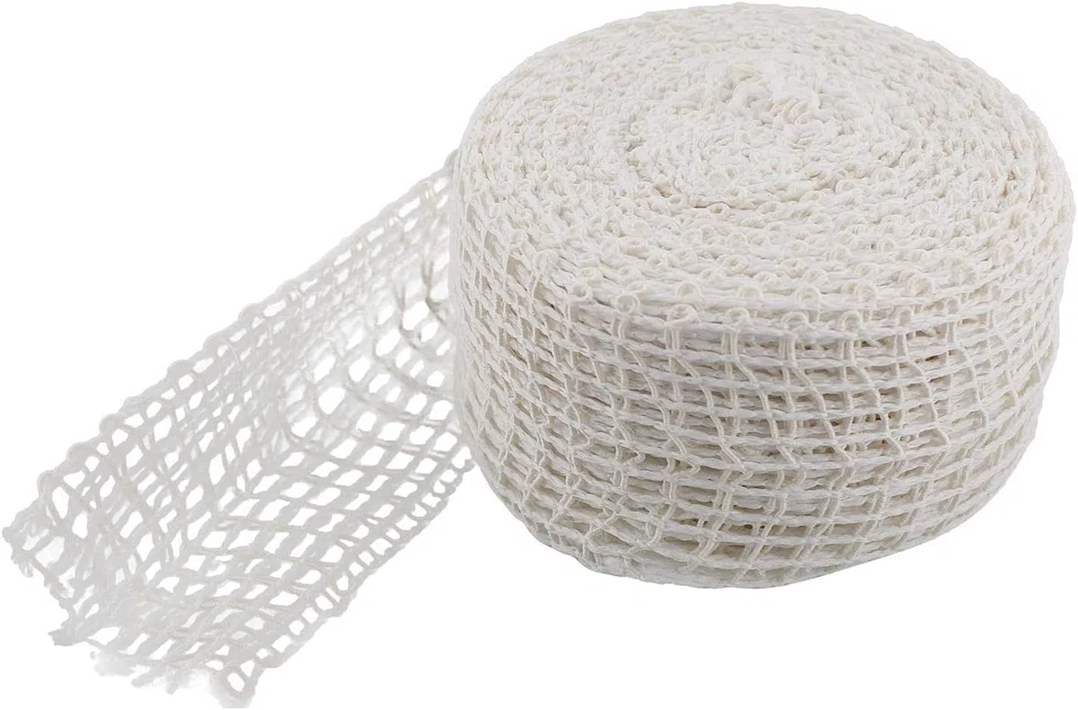 AlcoFermBrew Embossoir a Filet + Filet Elastique pour Poitrine 125/36 x 10M | Tube applicateur de Filet à Viande pour Filet à Viande