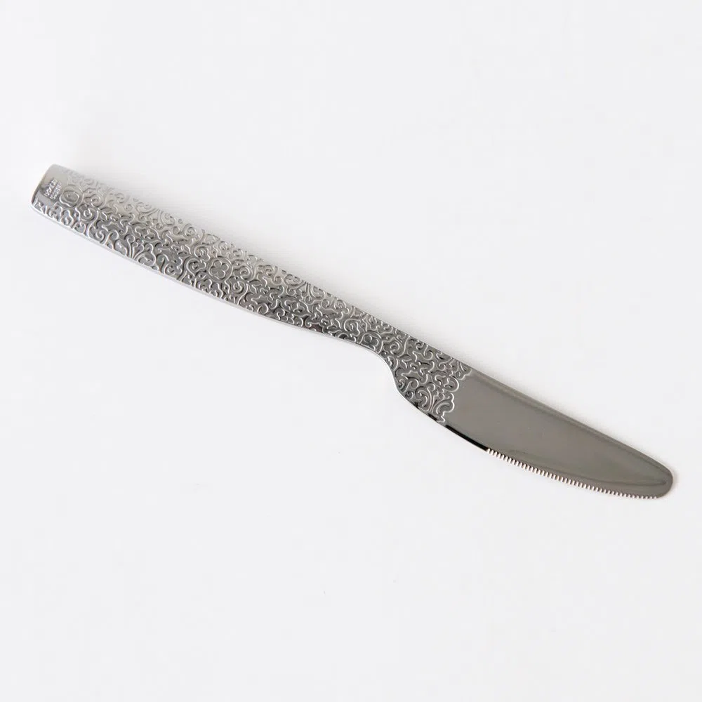 Alessi MW03/6 Couteau à dessert Acier Argent 3,00 x 22,00 x 5,50 cm