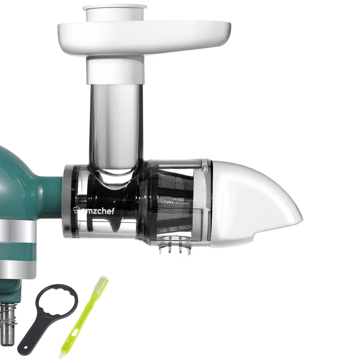 Accessoire pour Extracteur de jus pour KitchenAid Artisan - accessoire de extracteur jus pour kitchenaid - Presse-agrumes à froid sans BPA pour fruits et légumes - Accessoires uniquement,Blanc
