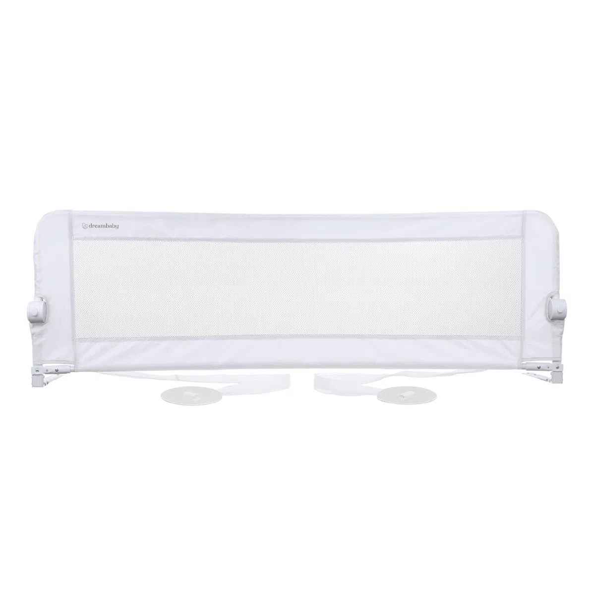 Dreambaby Nicole Barrière de lit pour Tout-Petits – Extra Large 150 cm et 50 cm de Haut – Assemblage Facile, Housse Lavable, Transition sûre du Berceau au lit – Convient aux Lits King Size – Blanc