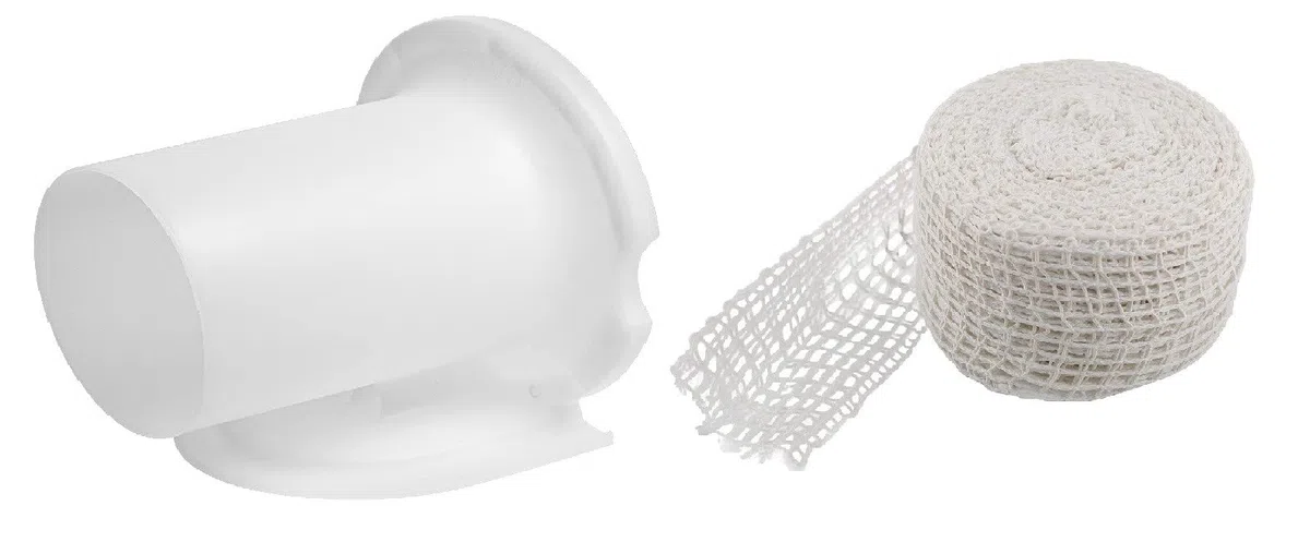 AlcoFermBrew Embossoir a Filet + Filet Elastique pour Poitrine 125/36 x 10M | Tube applicateur de Filet à Viande pour Filet à Viande