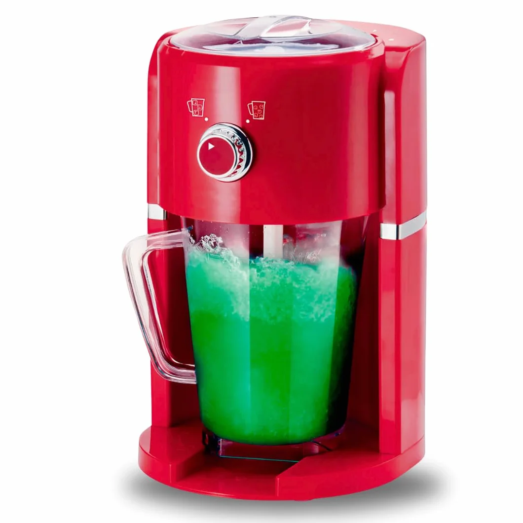 Hachoir à glace électrique Frozen Drinks, lame en acier inoxydable, capacité 1,1 L, granités, cocktails, boissons froides, combinés, yaourt glacé, 30 W, haché fin et épais.