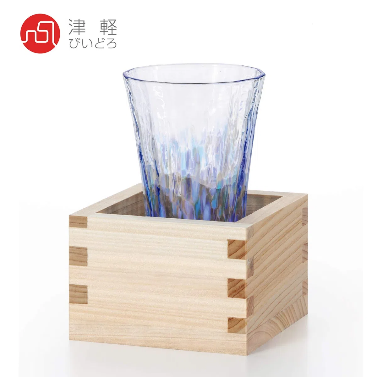 Tsugaru Bidoro Verre à saké japonais fabriqué au Japon (Katakuri)