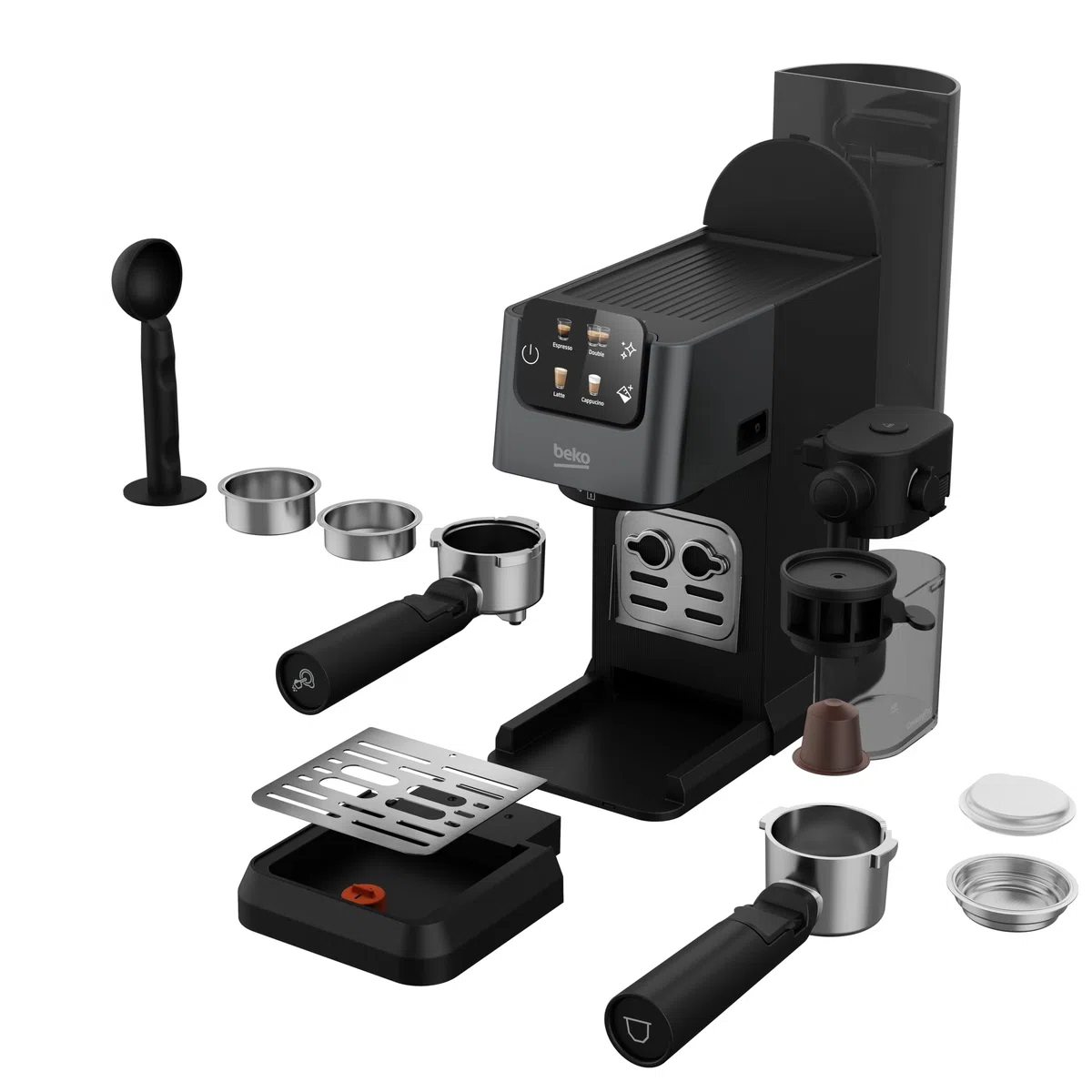 Beko Machine Expresso - compatible café moulu, capsules et dosettes