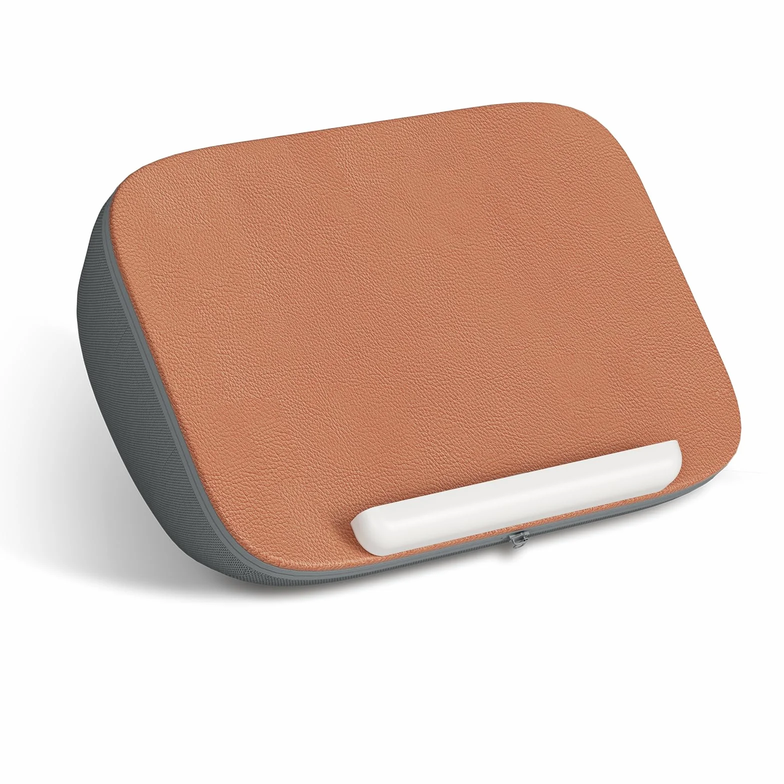 Tounee Support de lecture - Coussin beanbag ultra doux pour livres/tablettes - Lecture sans main lit/canapé - Réduit tension cervicale - Idéal lecteurs & tablettes - Gris