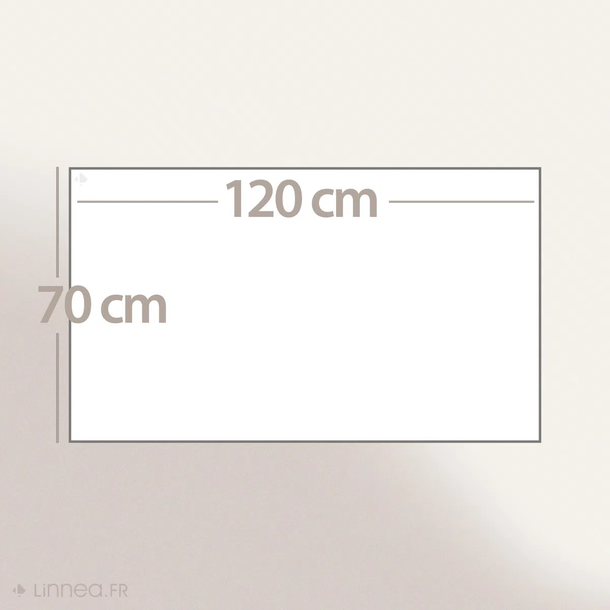 Linnea Tapis de Bain 70x120 cm Dream Beige Sable 2100 g/m2