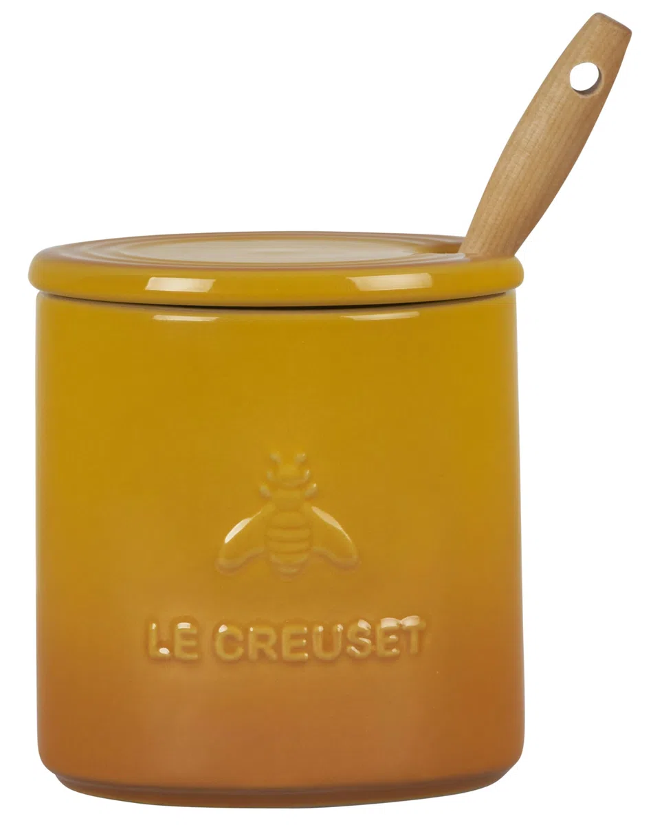 LE CREUSET Pot à miel en grès, 414 ml, nectar