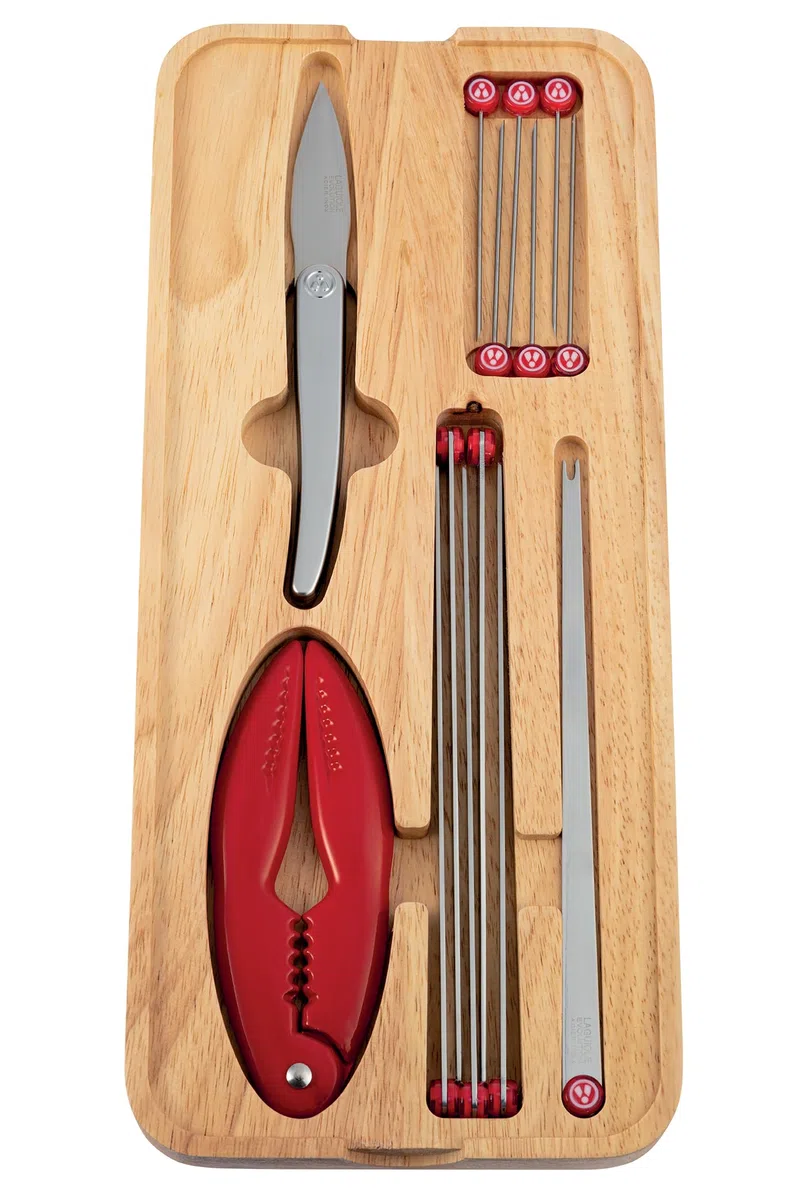 Coffret bois 14 pièces - Fruits de mer