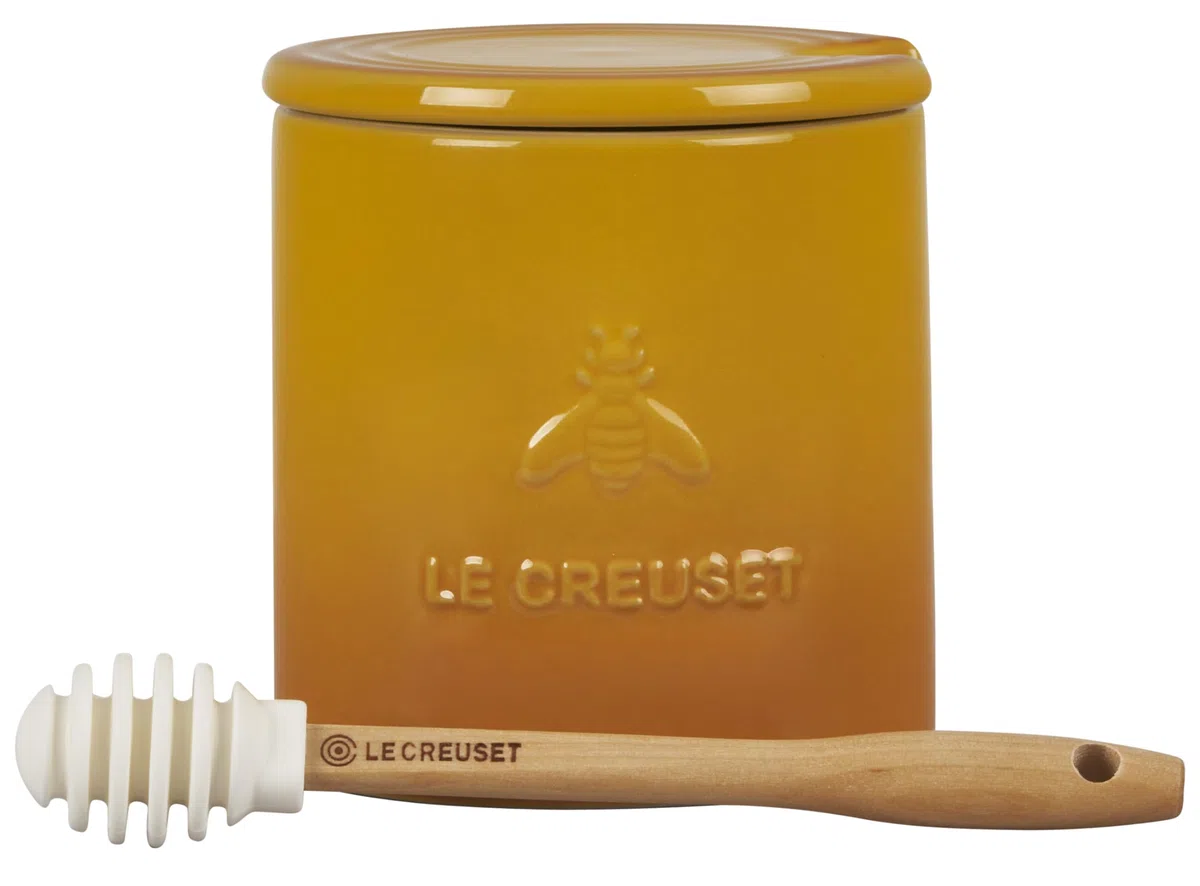 LE CREUSET Pot à miel en grès, 414 ml, nectar