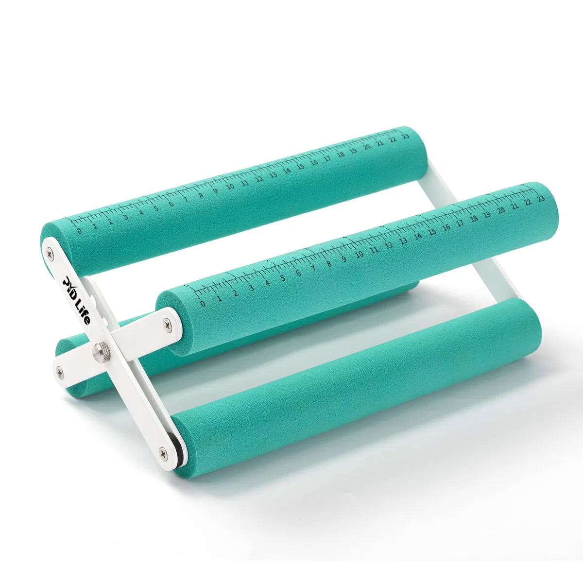 PYD Life Support de gobelet pour travaux manuels, application de vinyle, vert menthe avec mousse, dimensions 3 largeurs réglables pour gobelets, tasses, bouteilles, artisanat époxy