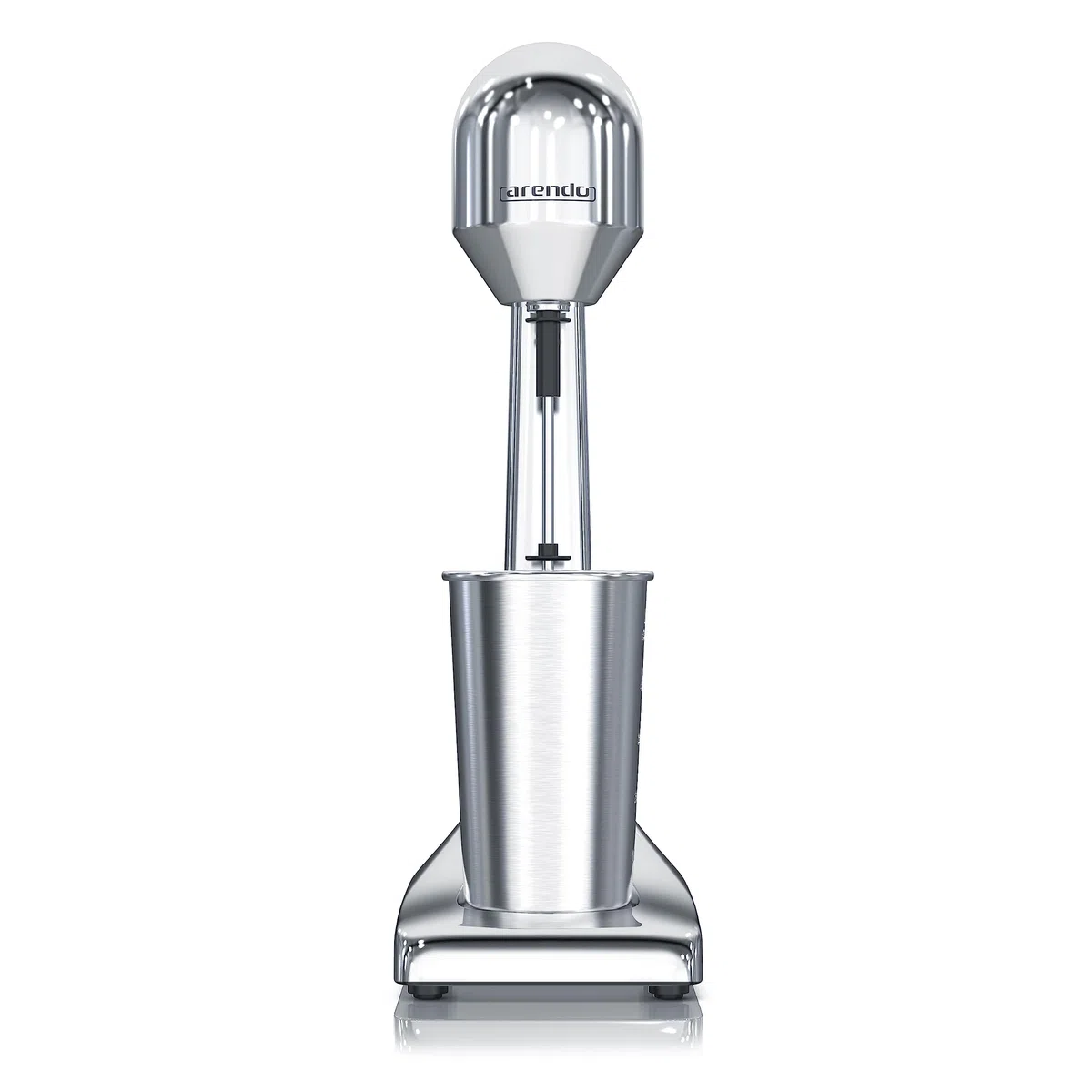 Arendo - Mixeur mélangeur de boissons, Mixer Plongeantblender shaker, Mixeur électrique cuisine, 2 vitesses 22.000 tr/min, Récipient 500ml inox, pour boissons protéinées Smoothies Milkshakes Cocktails
