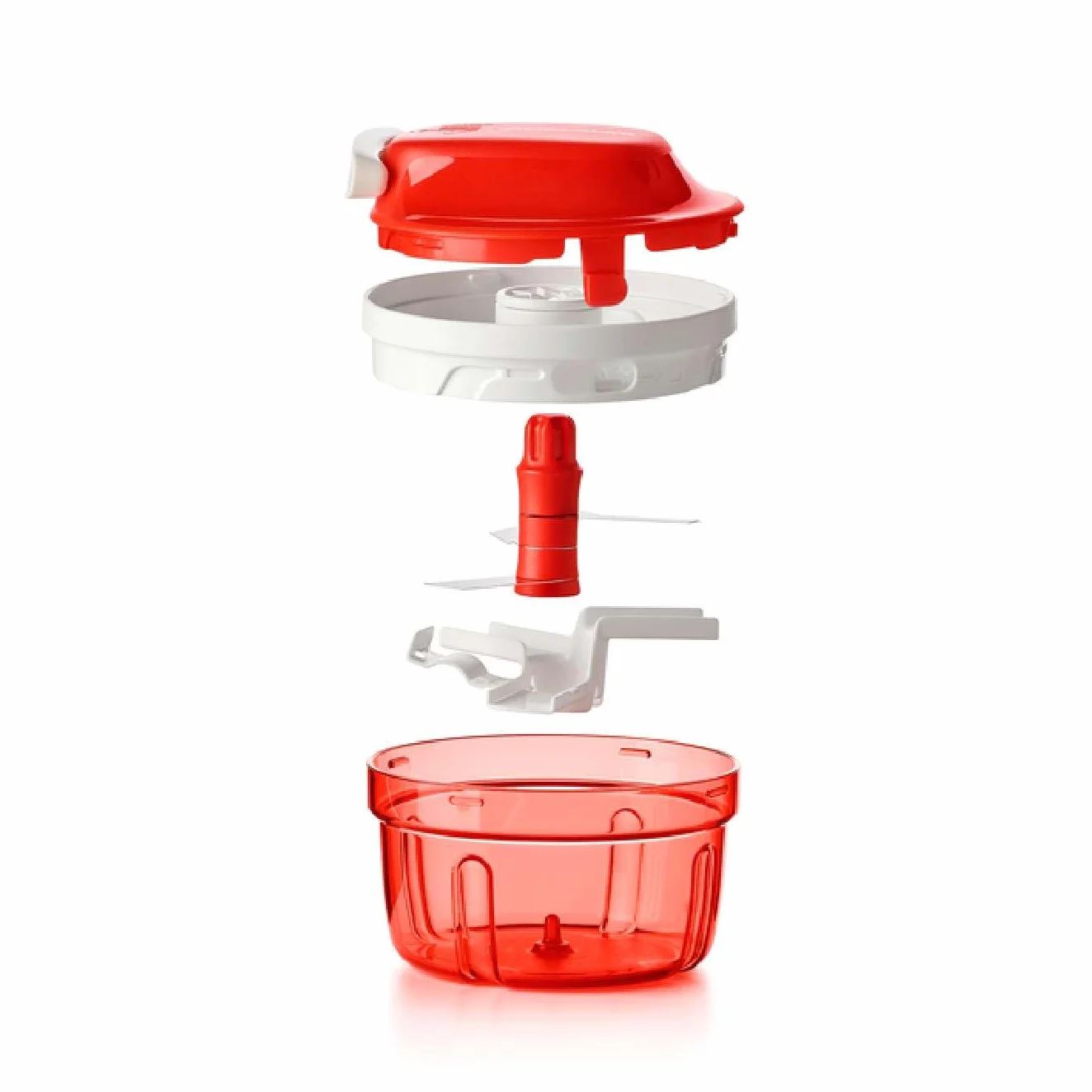 Tupperware SuperSonic Hachoir Mini, capacité de 300 ml, robot de cuisine manuel – ustensile de cuisine pour hacher les herbes, noix, ail, légumes