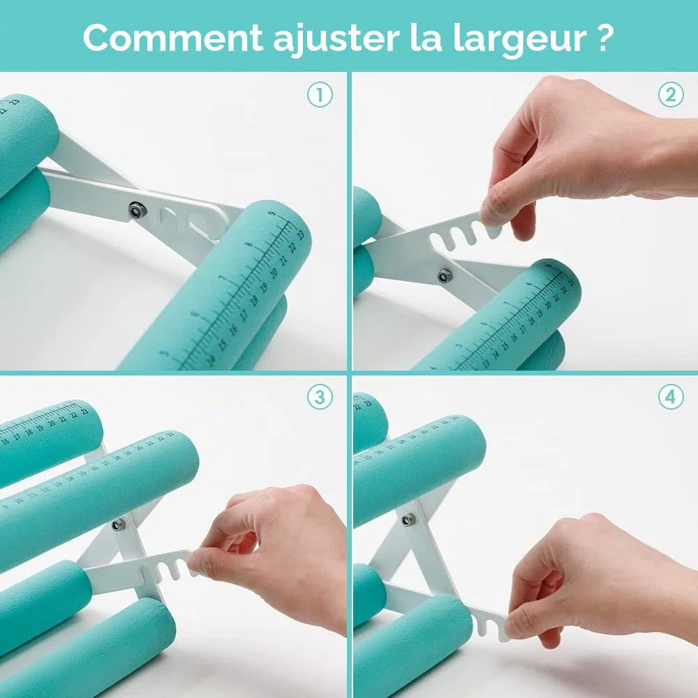PYD Life Support de gobelet pour travaux manuels, application de vinyle, vert menthe avec mousse, dimensions 3 largeurs réglables pour gobelets, tasses, bouteilles, artisanat époxy