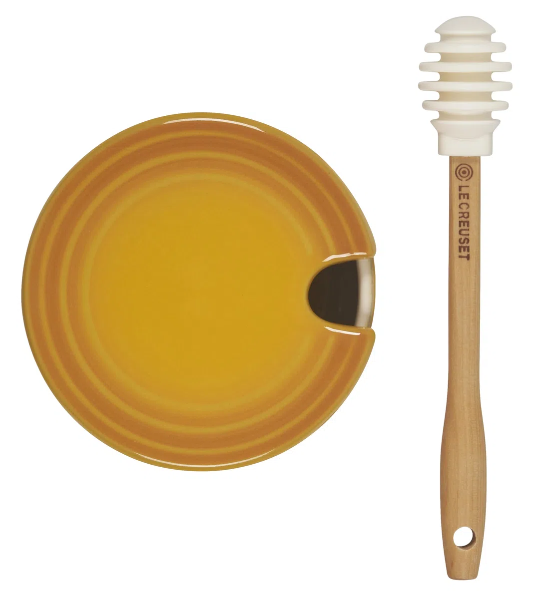 LE CREUSET Pot à miel en grès, 414 ml, nectar