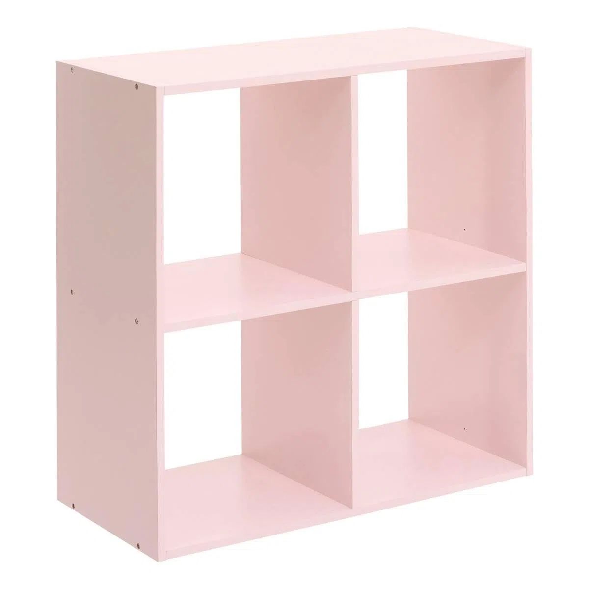 Atmosphera - Étagère mix'n modul Enfant 4 Cases Rose 63,6x30x63,6 cm