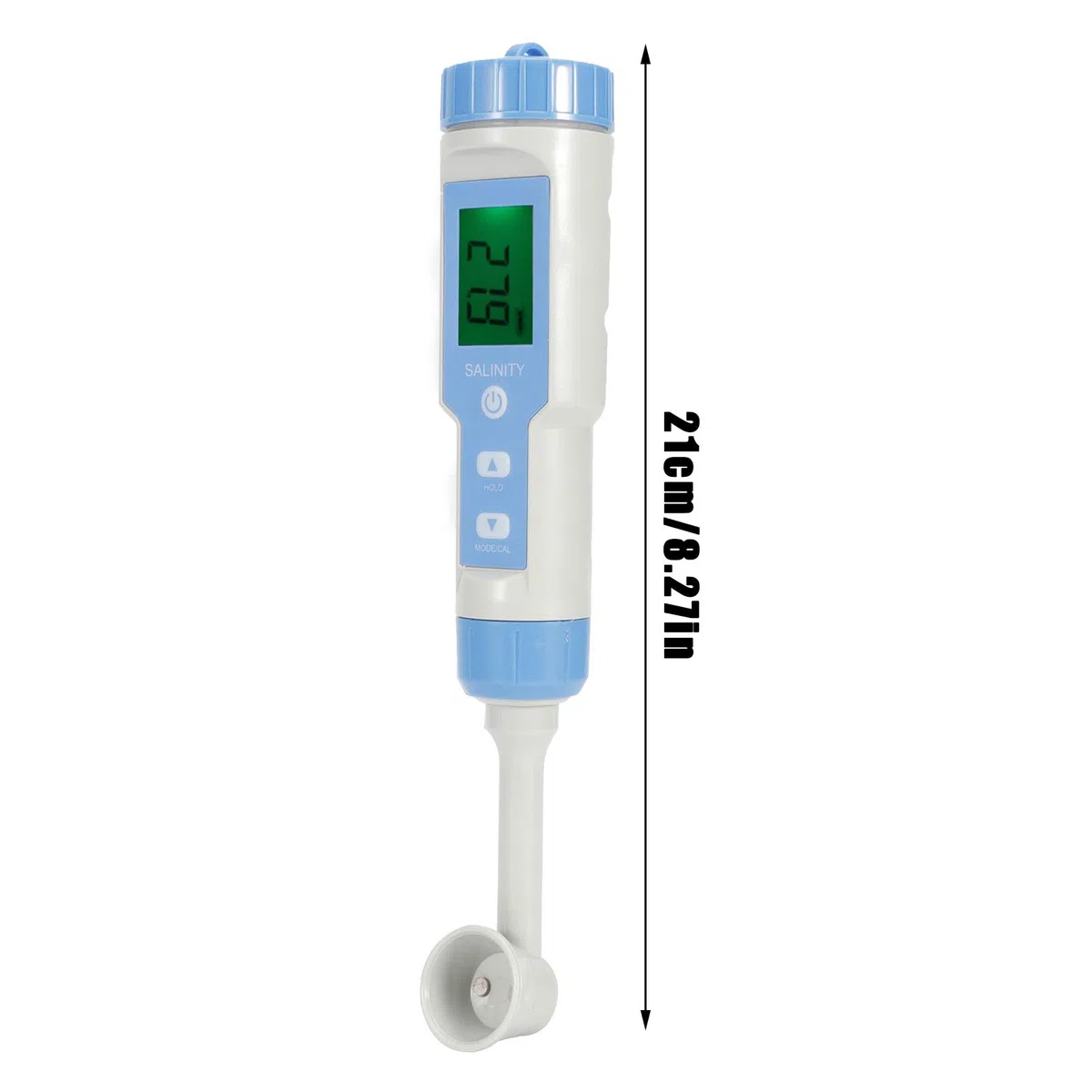 PH Mètre Électronique 5 en 1,avec TDS EC Salinité Température,pH Testeur Multi-paramètres étanche IP67 de Haute précision,Adapté à l'Eau Potable, Aquariums, Piscine