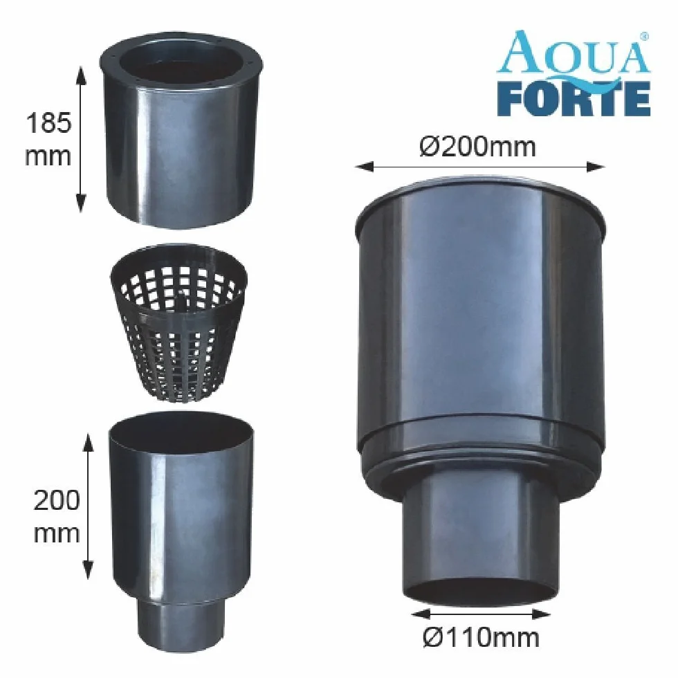 Aquaforte Ecumeur Flottant avec Panier