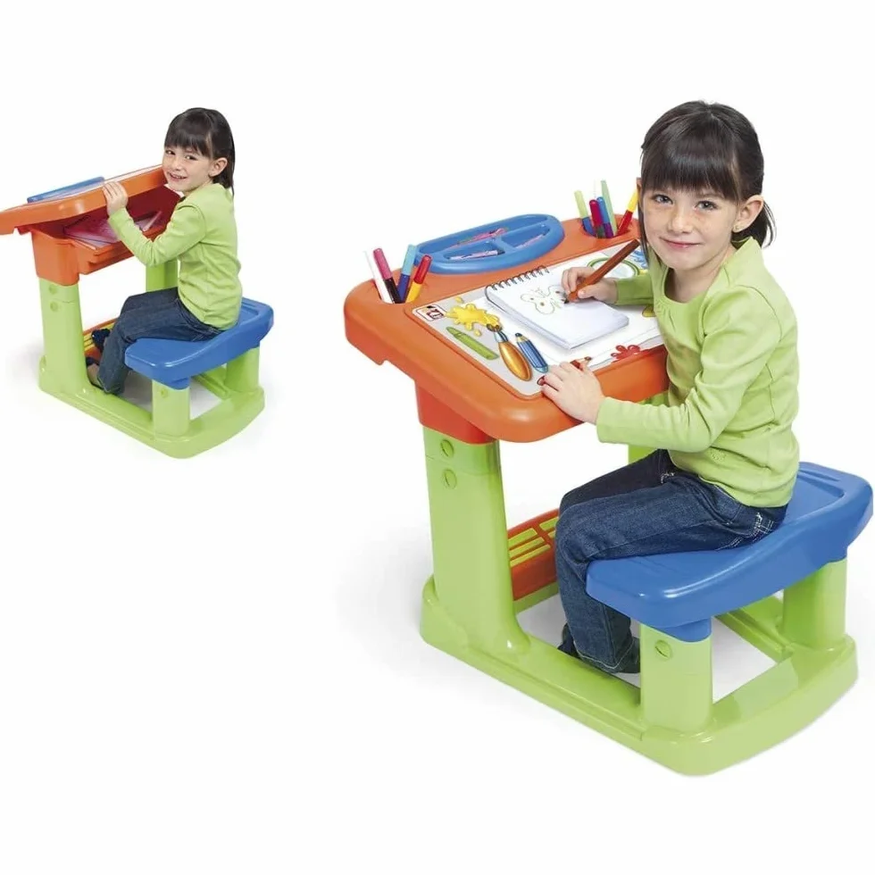 Chicos - Mon Pupitre Extensible | Bureau Enfant Fille avec Tiroir de Rangement | +24 Mois (51002)
