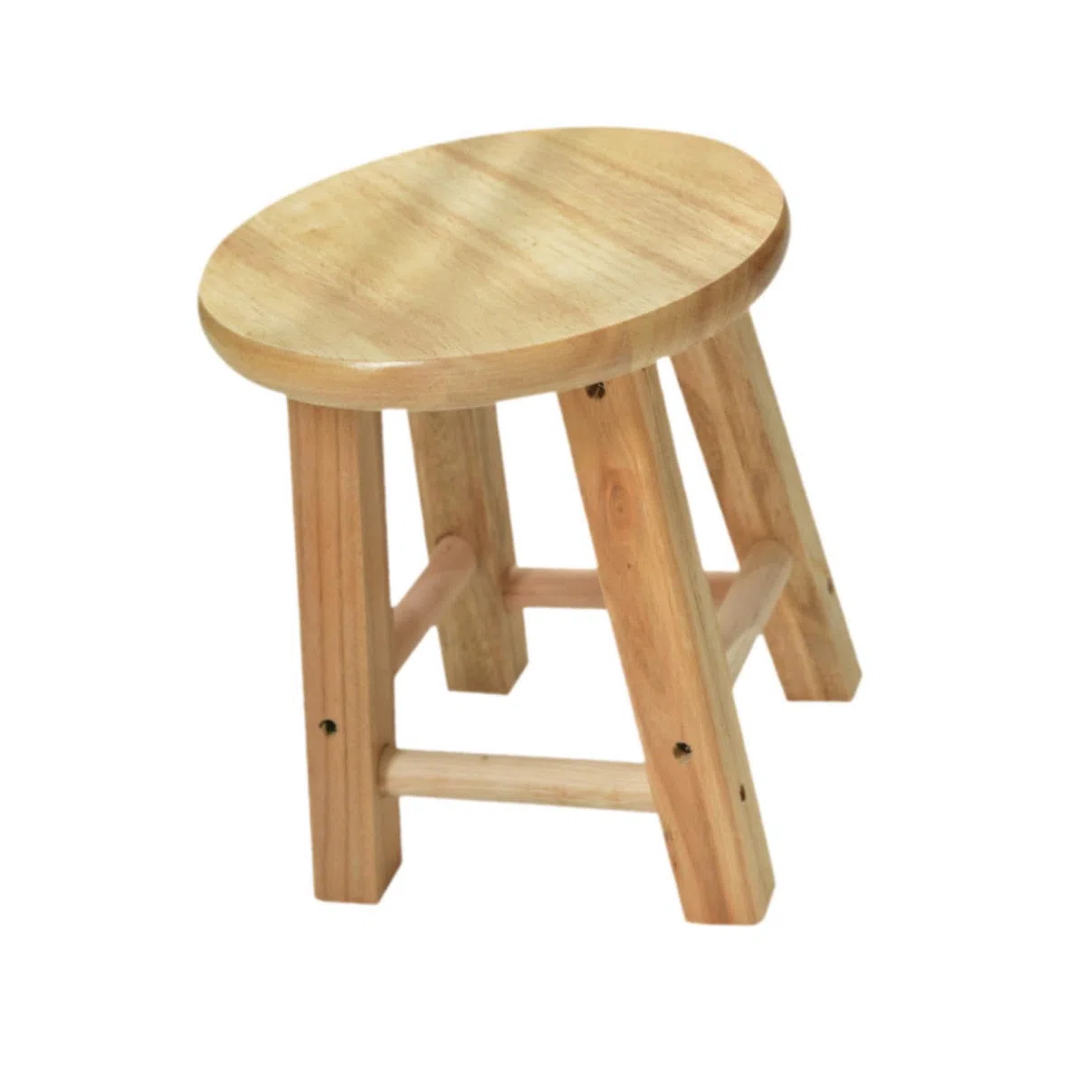 Sharplace Tabouret en Bois Petit Repose-Pieds décoratif Plante Tabouret escabeau Tabouret Rond en Bois pour Salle de Jeux Maison Chambre Porte, Style A, Hauteur 30cm