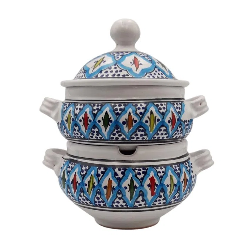 Couscoussier Bakir turquoise - Petit modèle