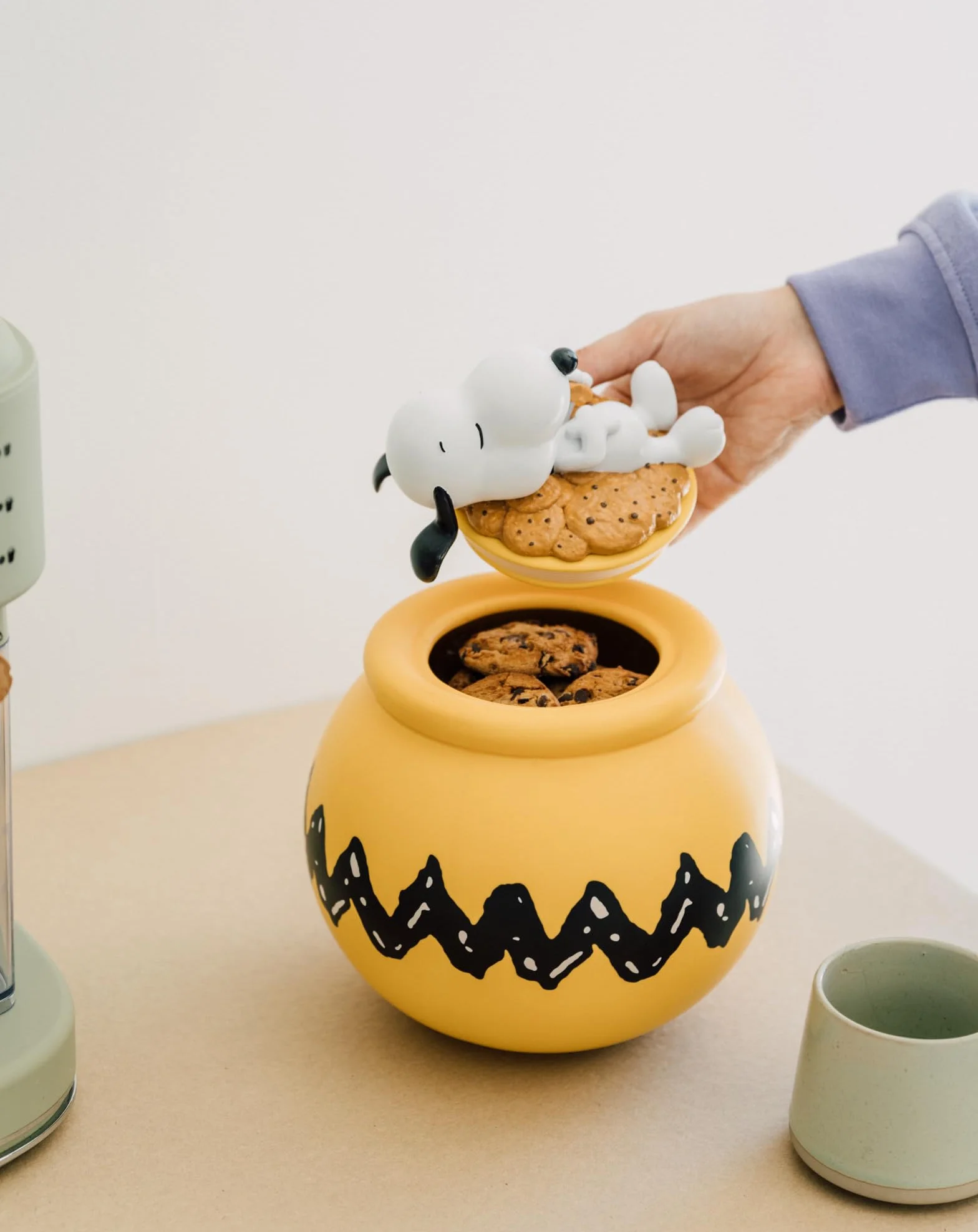 Grupo Erik - Pot à Biscuits Snoopy | Bocal avec Couvercle, Cookie Jar, Bonbonnière, Bocaux Rangement Cuisine